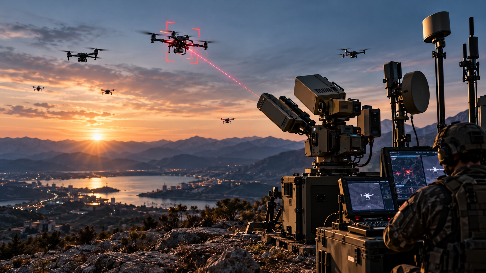 Counter-drone interceptor and detection system
